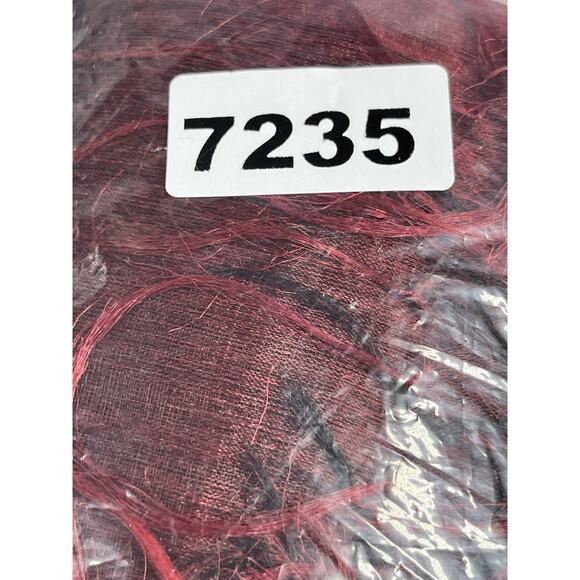 Silk Organza Lightweight Scarf Wrap Fringe Black Red Whimsigoth Ethereal Evening - Picture 7 of 7